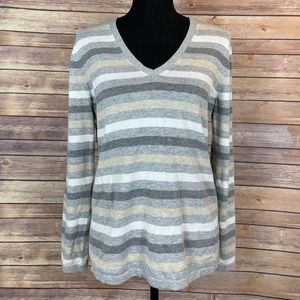 Women’s‎ TOMMY HILFIGER Long Sleeve V Neck Lightweight Sweater - Size M